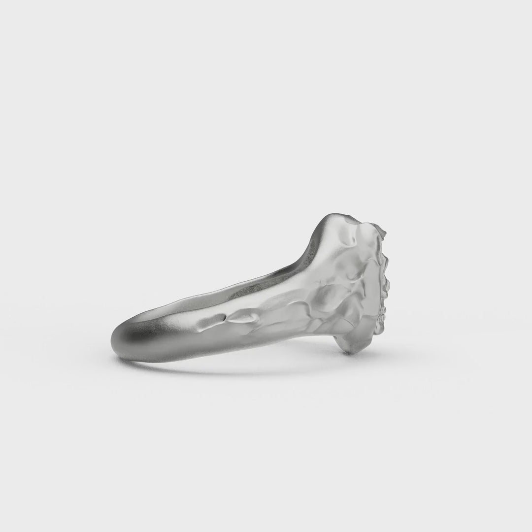 Skull Biker Ring
