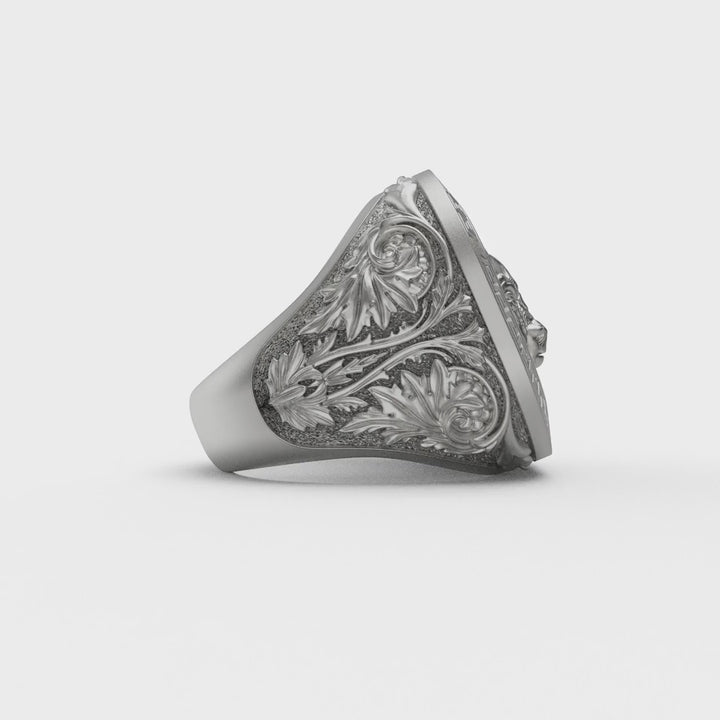 Patterned Buffalo Ring