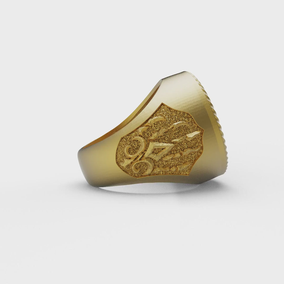 Howling Wolf Ring