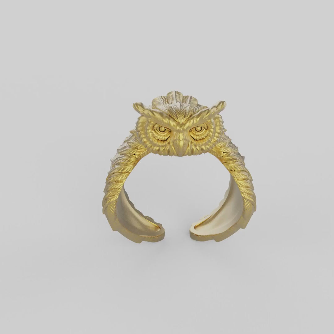 Observer Owl Ring