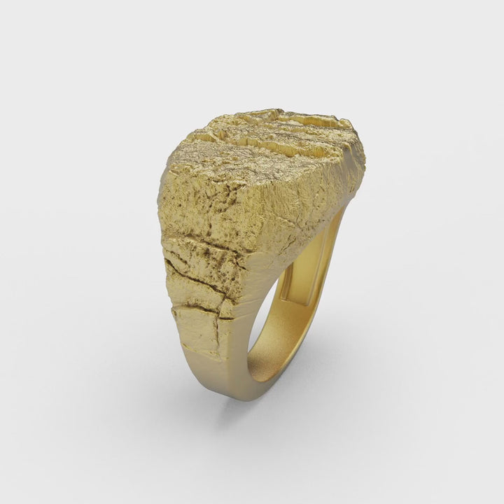 Lava Rock Surface Ring