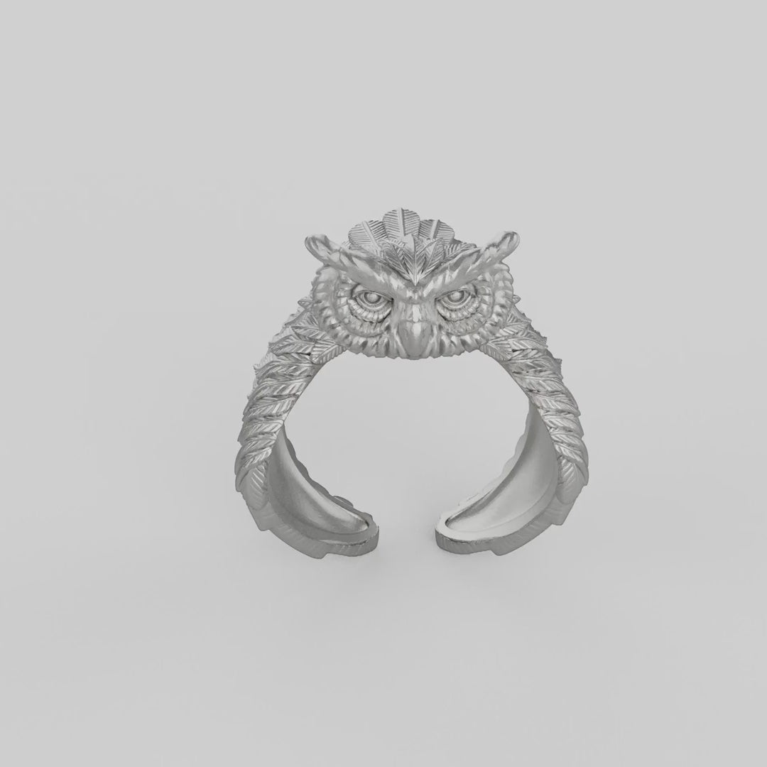 Observer Owl Ring