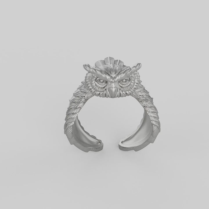 Observer Owl Ring