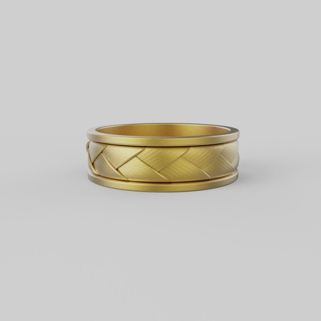 Textured Band Ring