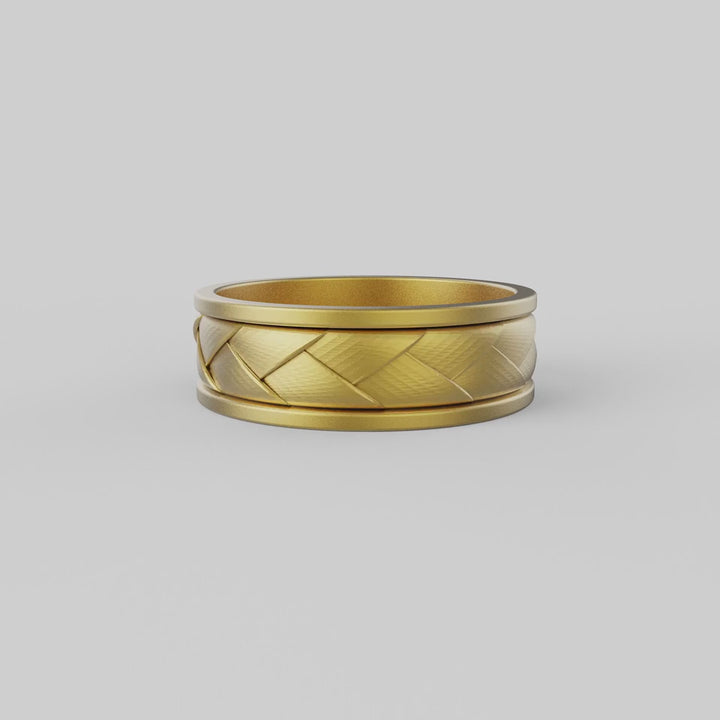 Textured Band Ring