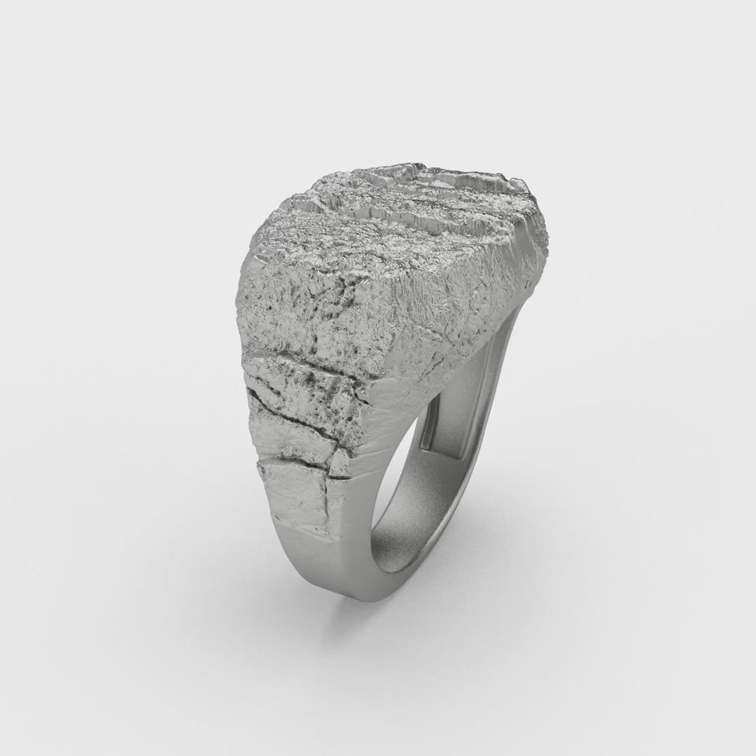 Lava Rock Surface Ring