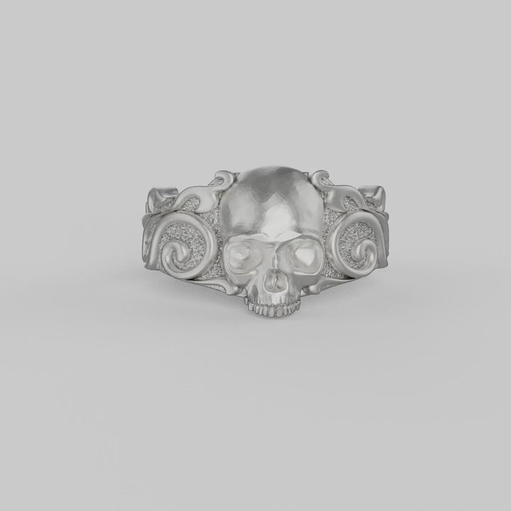 Baroque Skull Ring