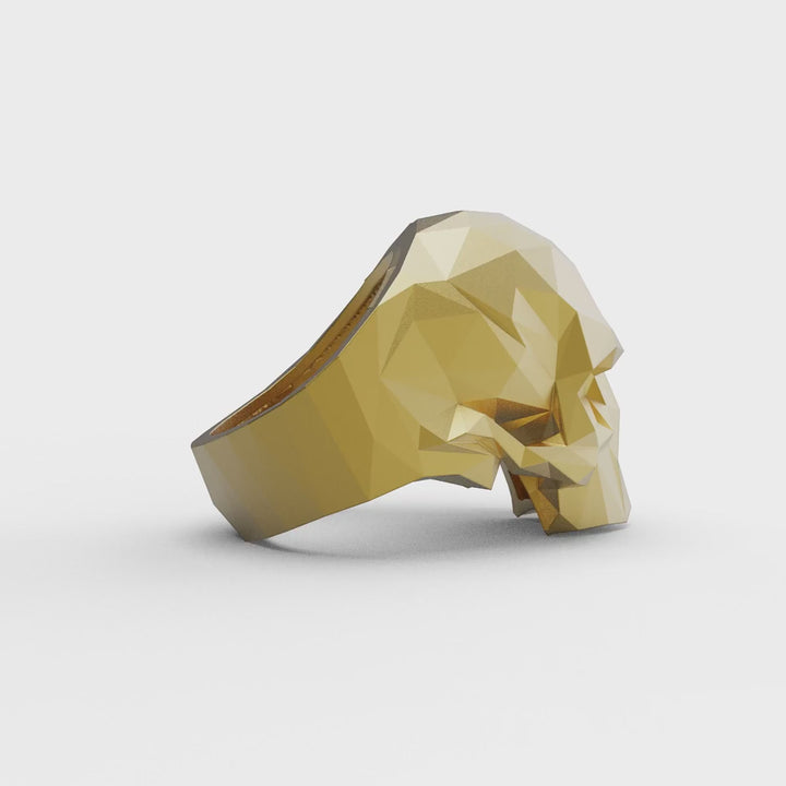 Signet Skull Ring