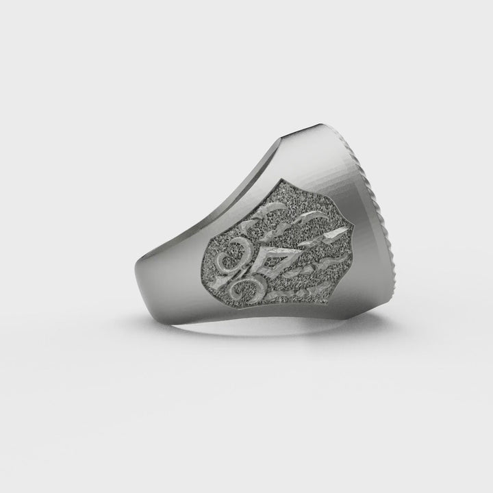 Howling Wolf Ring