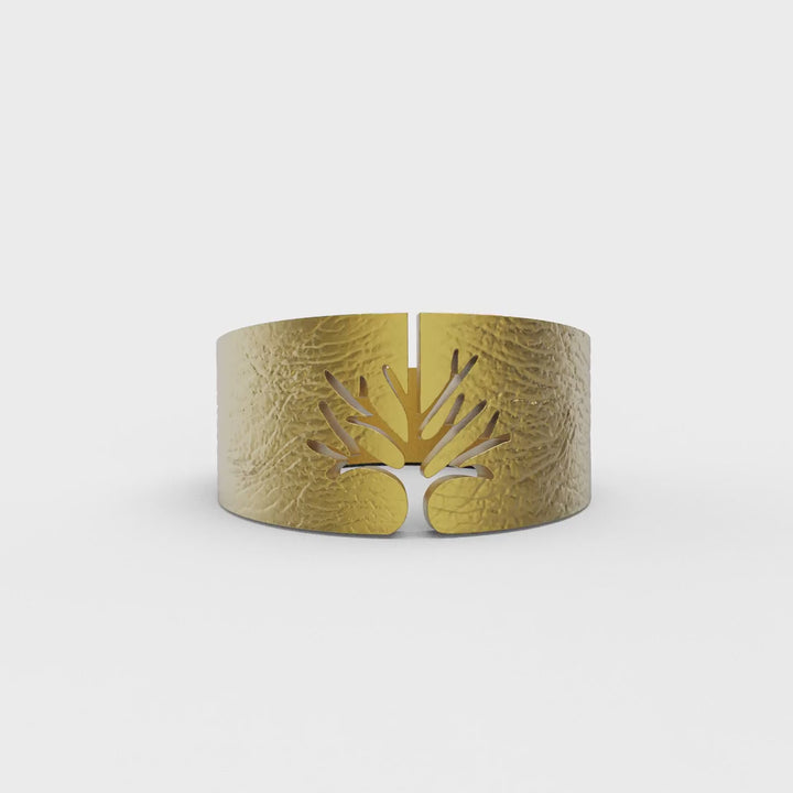 Tree Of Life Band Ring