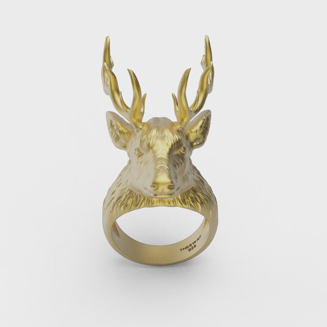 Horned Deer Ring