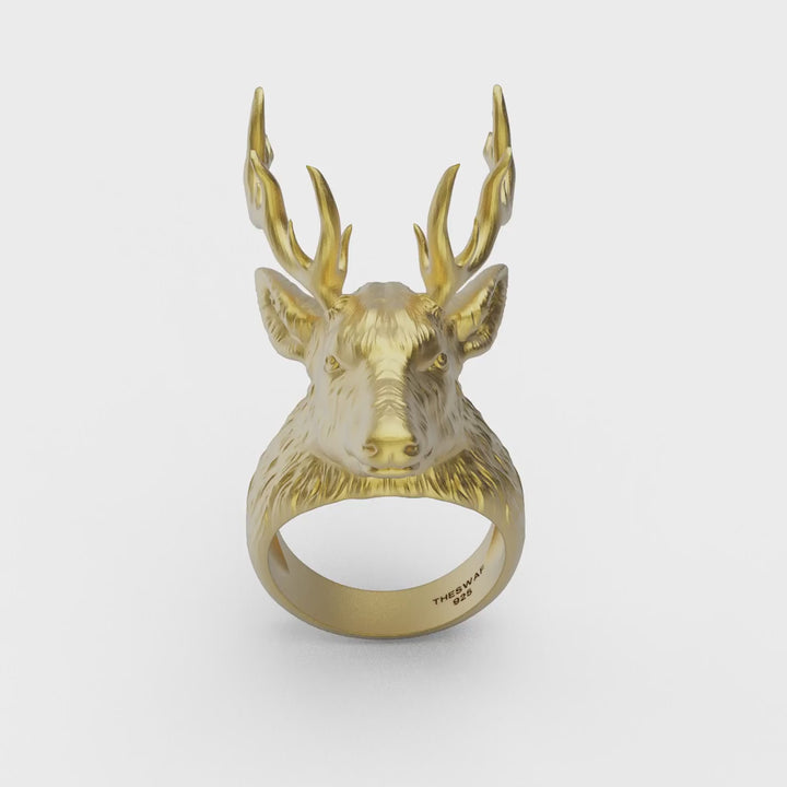 Horned Deer Ring