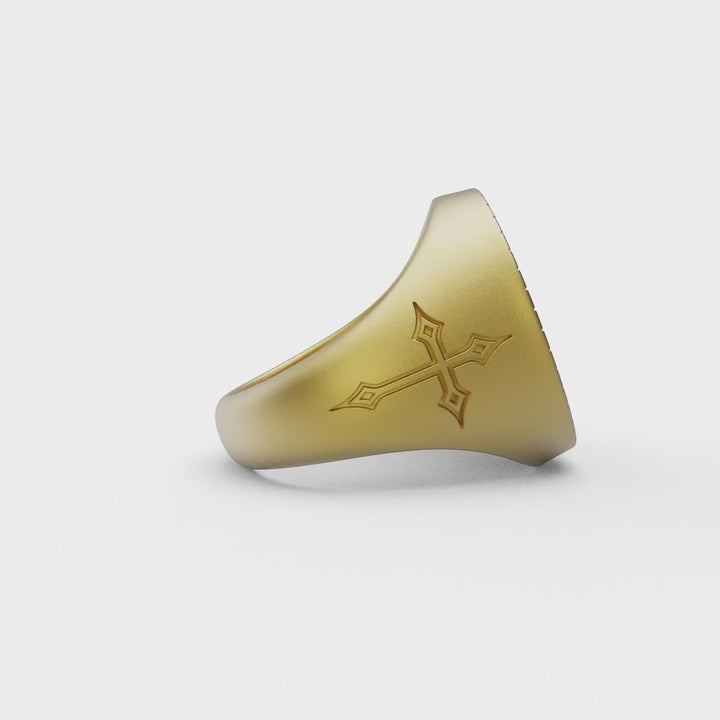 Our Lady Of Fatima Signet Ring