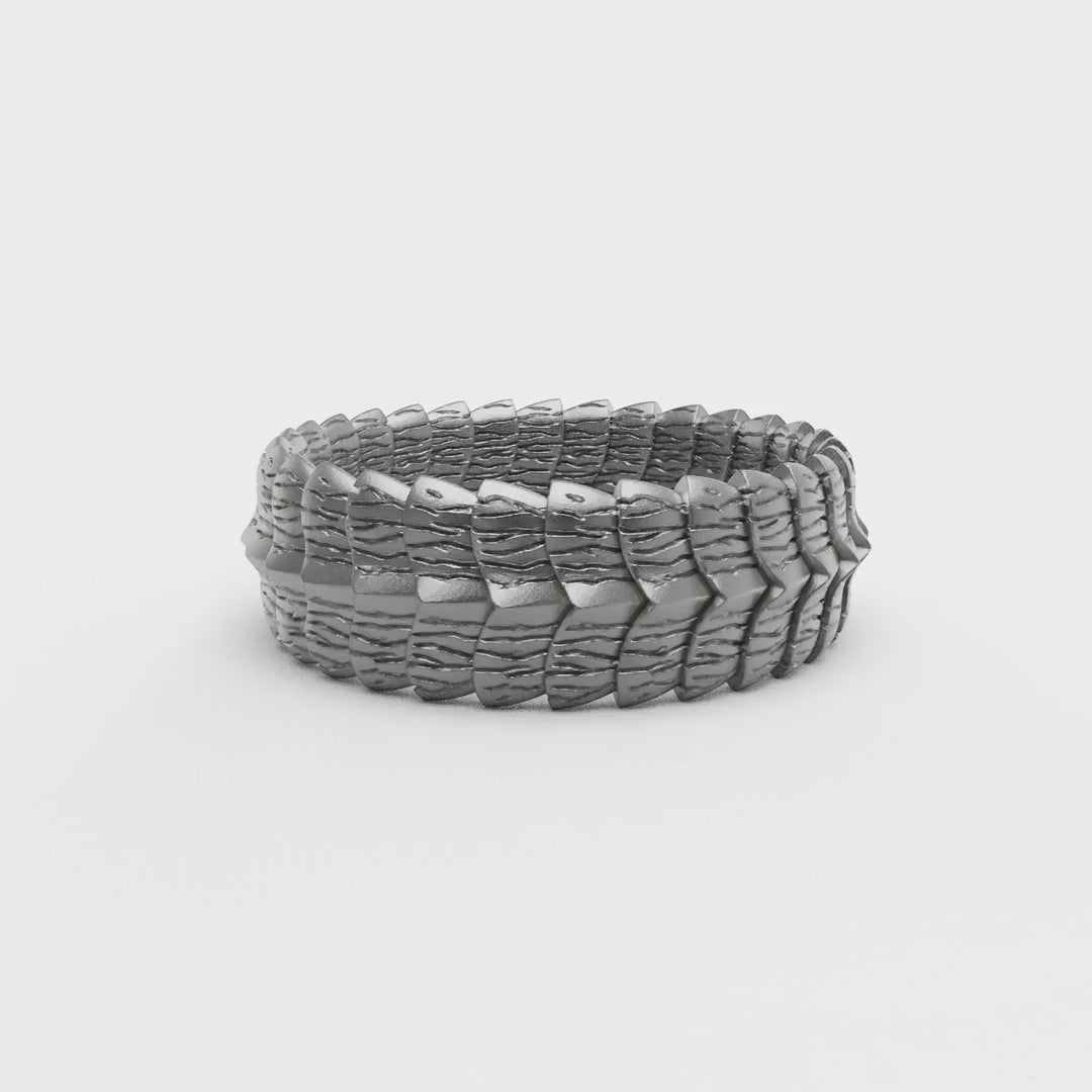 Dragon Scales Band Ring