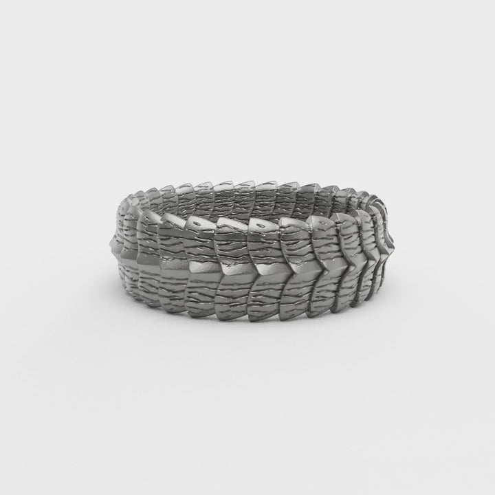 Dragon Scales Band Ring
