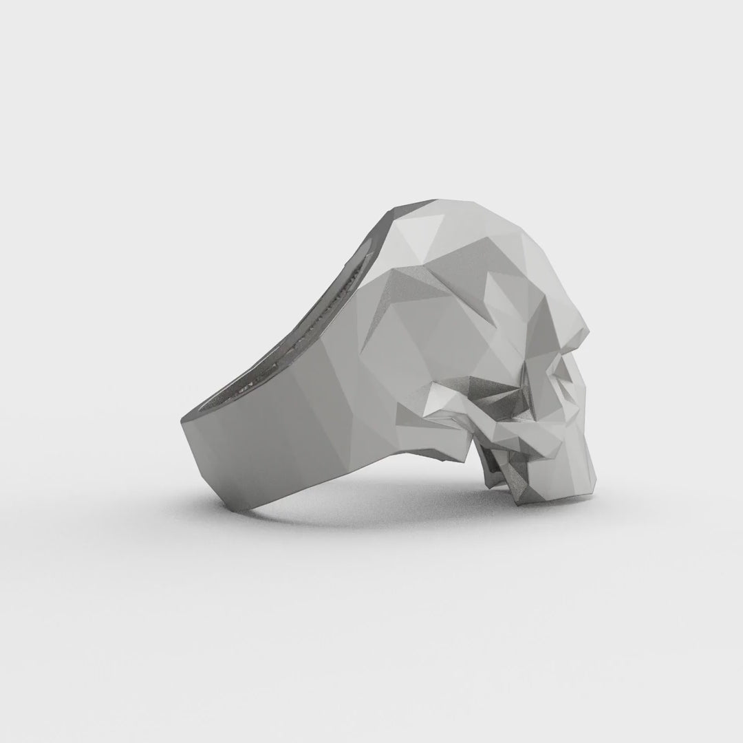 Signet Skull Ring
