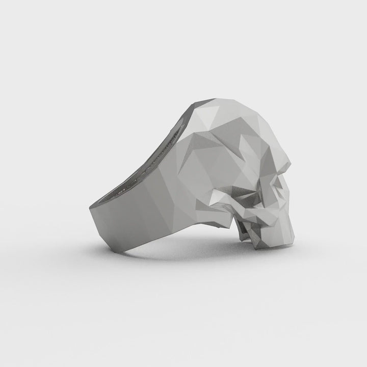 Signet Skull Ring