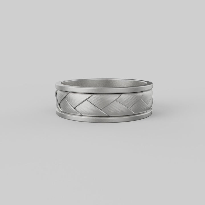Textured Band Ring