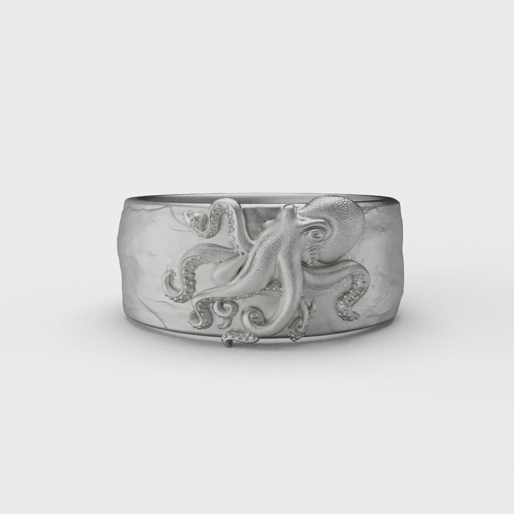 Octopus Band Ring