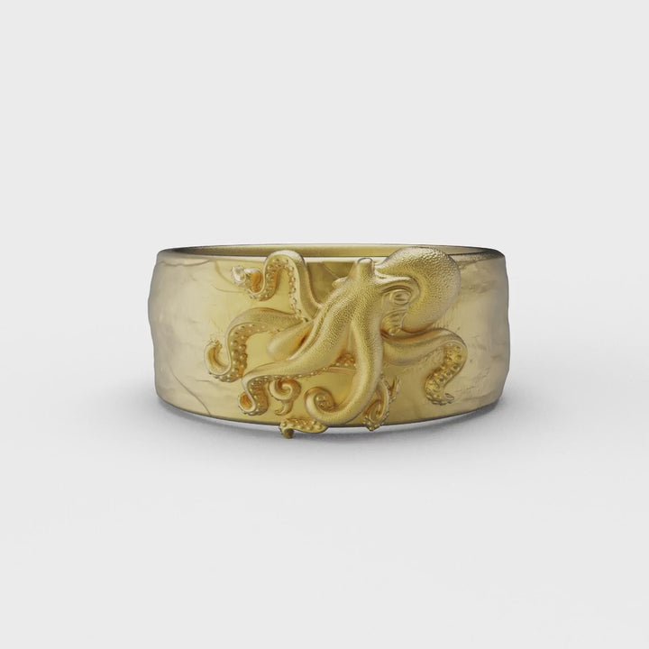 Octopus Band Ring