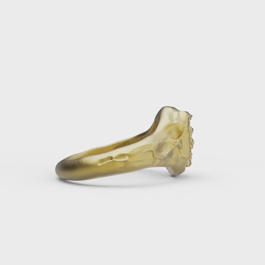 Skull Biker Ring