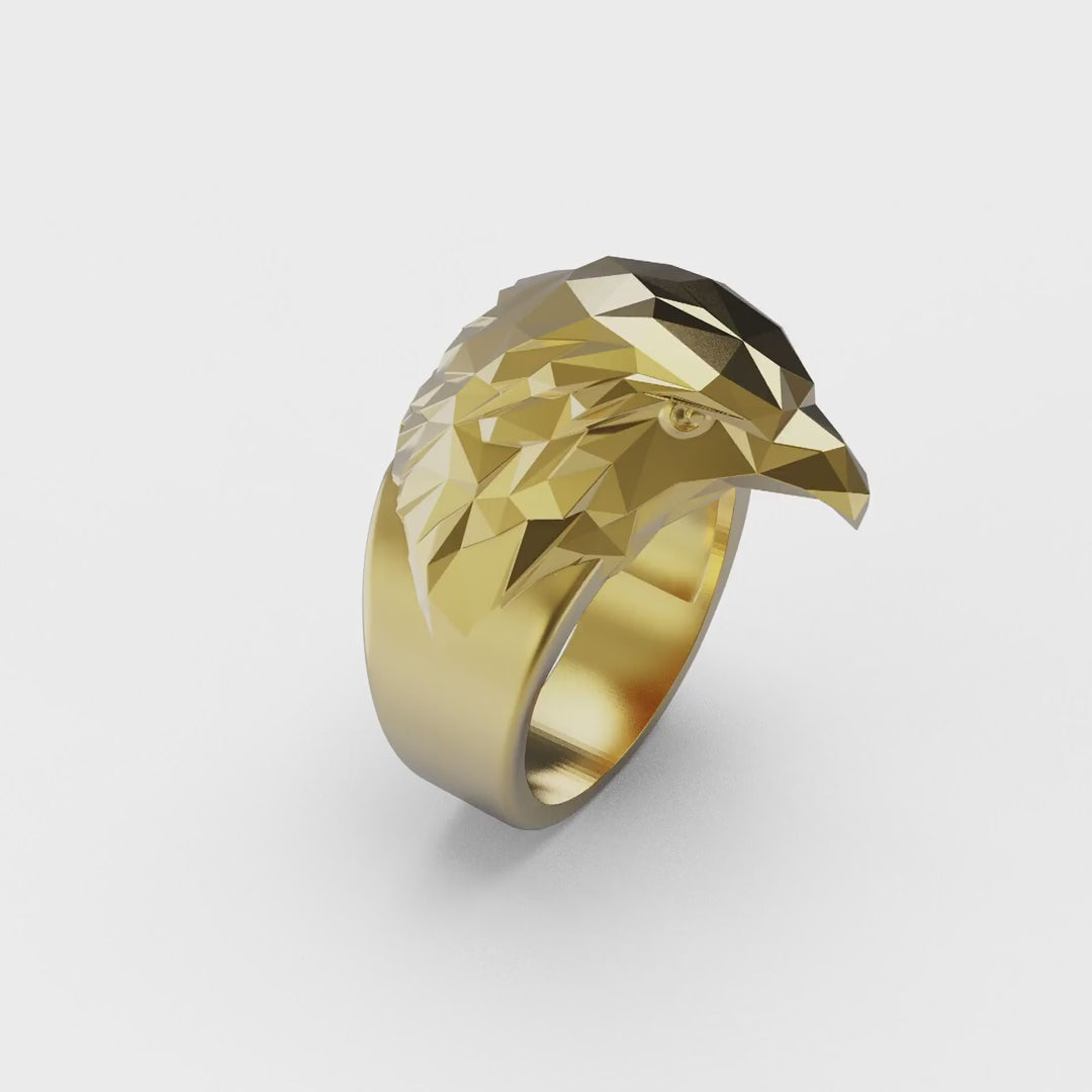 Eagle Head Ring