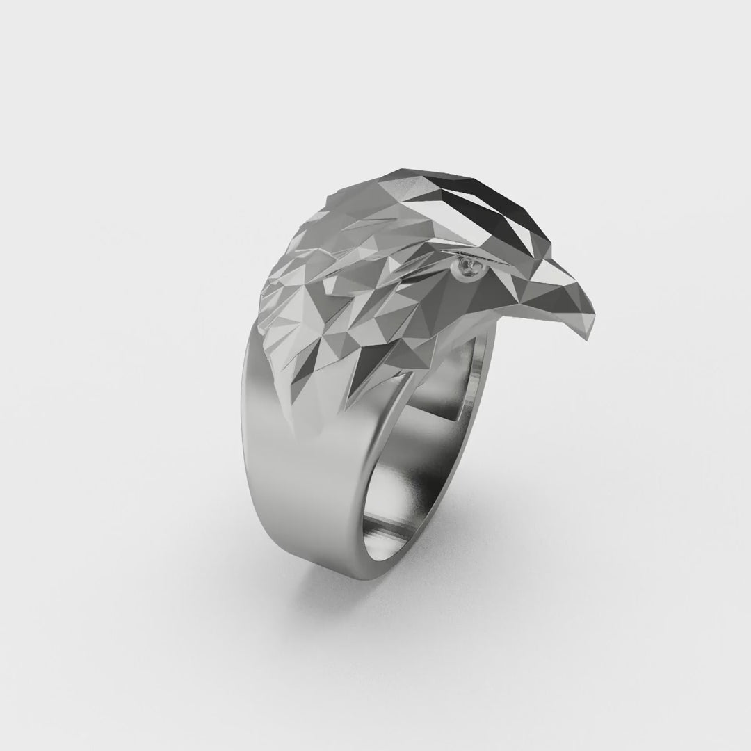 Eagle Head Ring