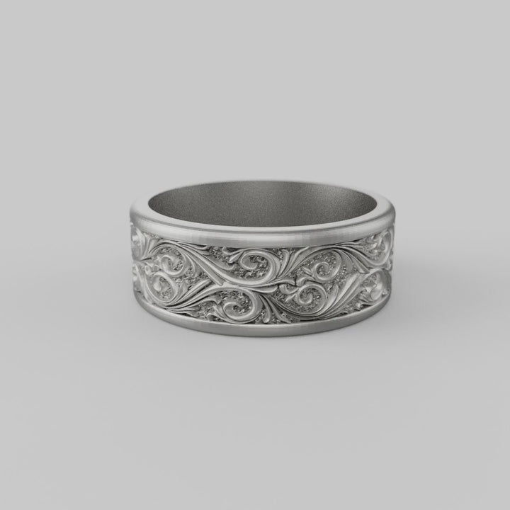 Leaf Vine Band Ring