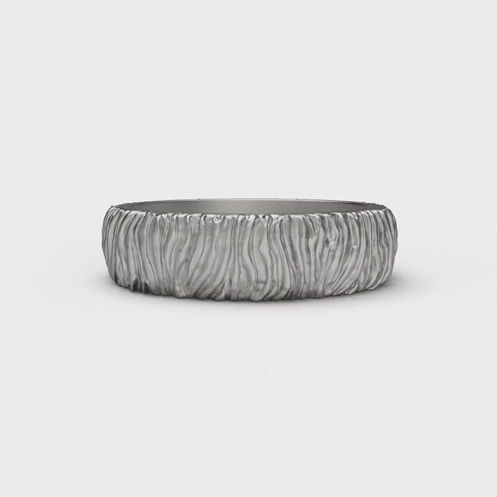 Zebra Lines Band Ring
