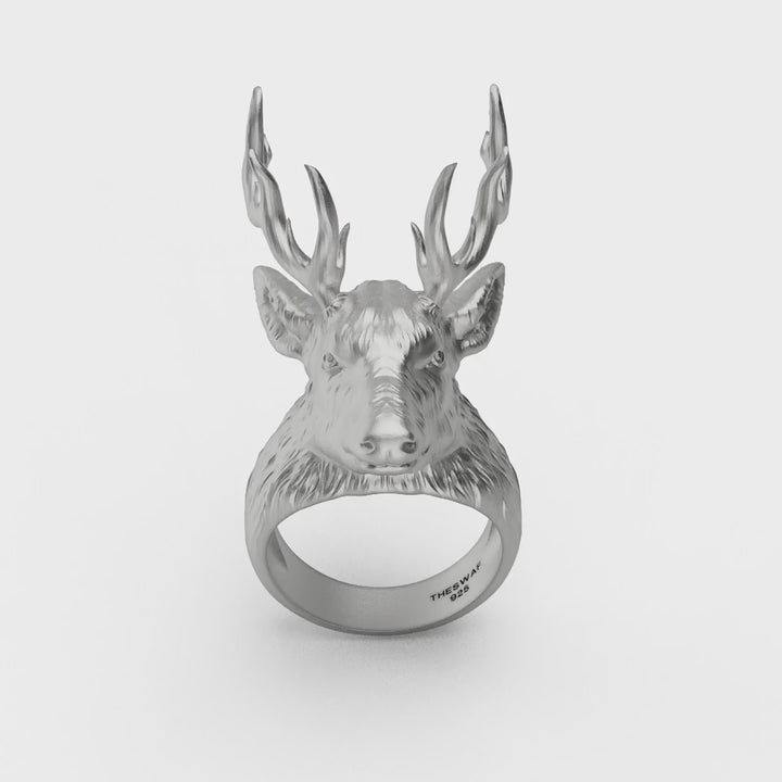 Horned Deer Ring
