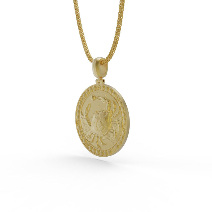 Crab Zodiac Necklace V2