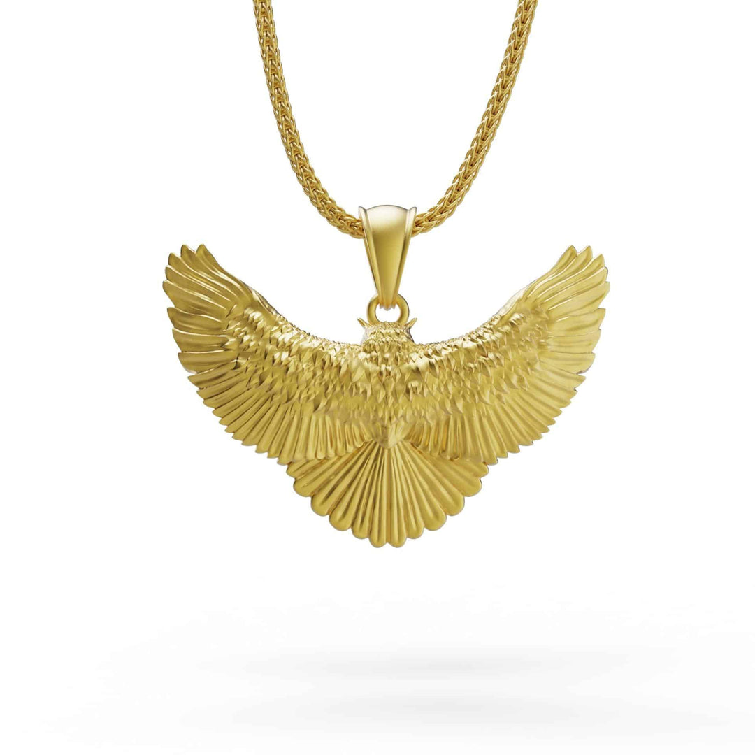 Owl And Wings Necklace