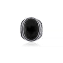wolf onyx ring top view