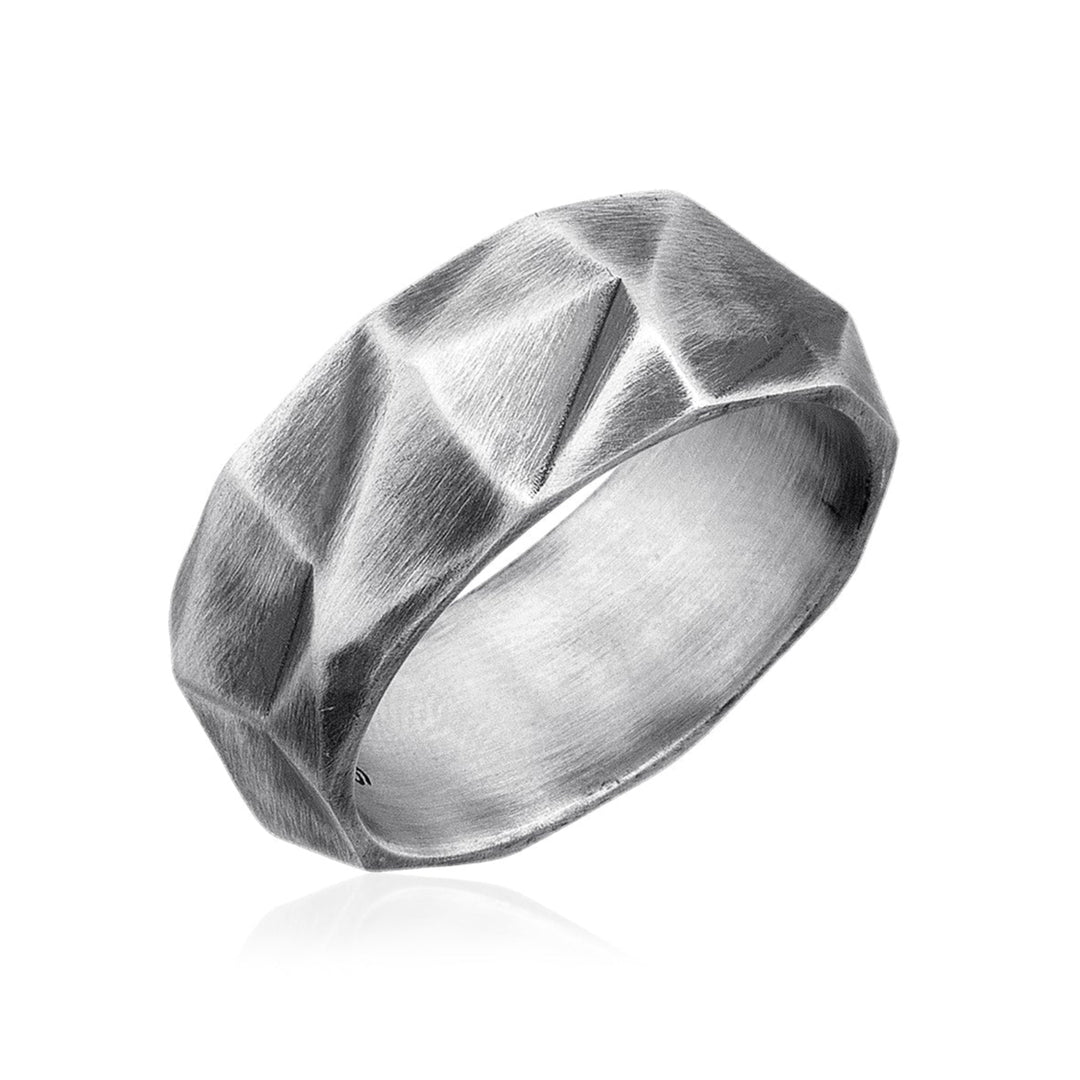 925 Sterling Silver Oxidized