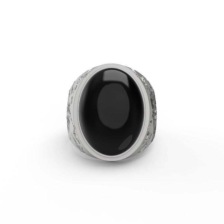 Cracked Onyx Ring