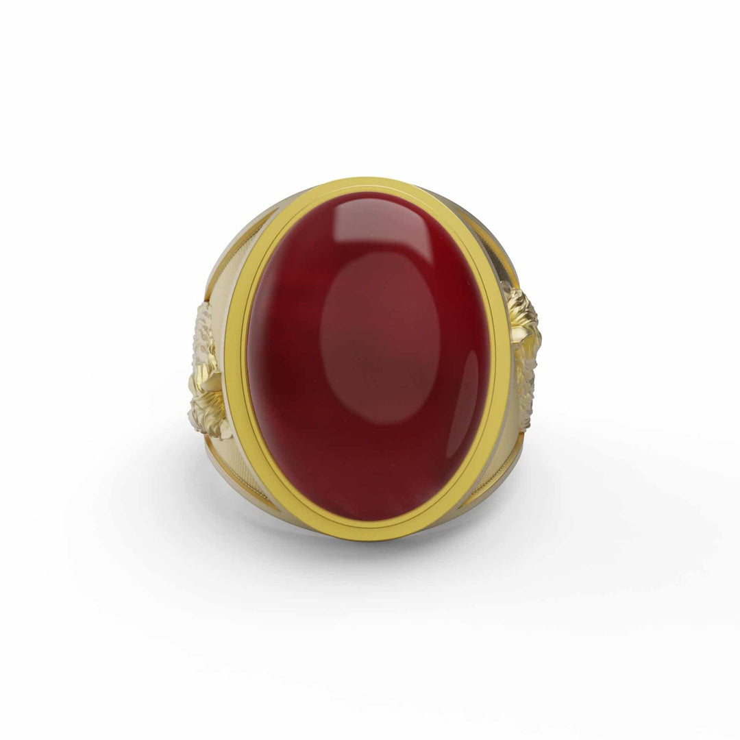 Horse Carnelian Ring