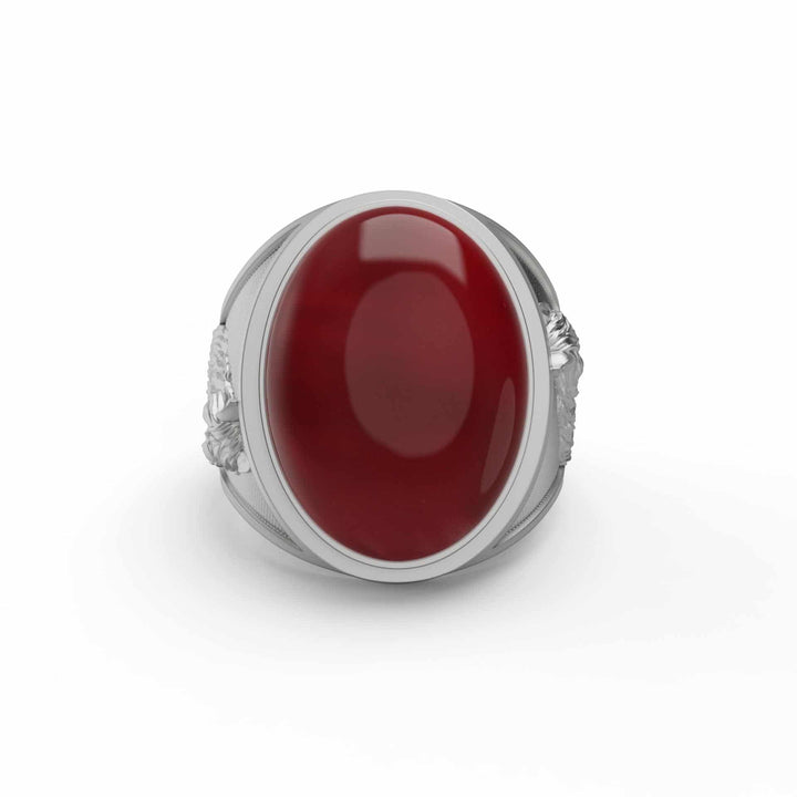 Horse Carnelian Ring