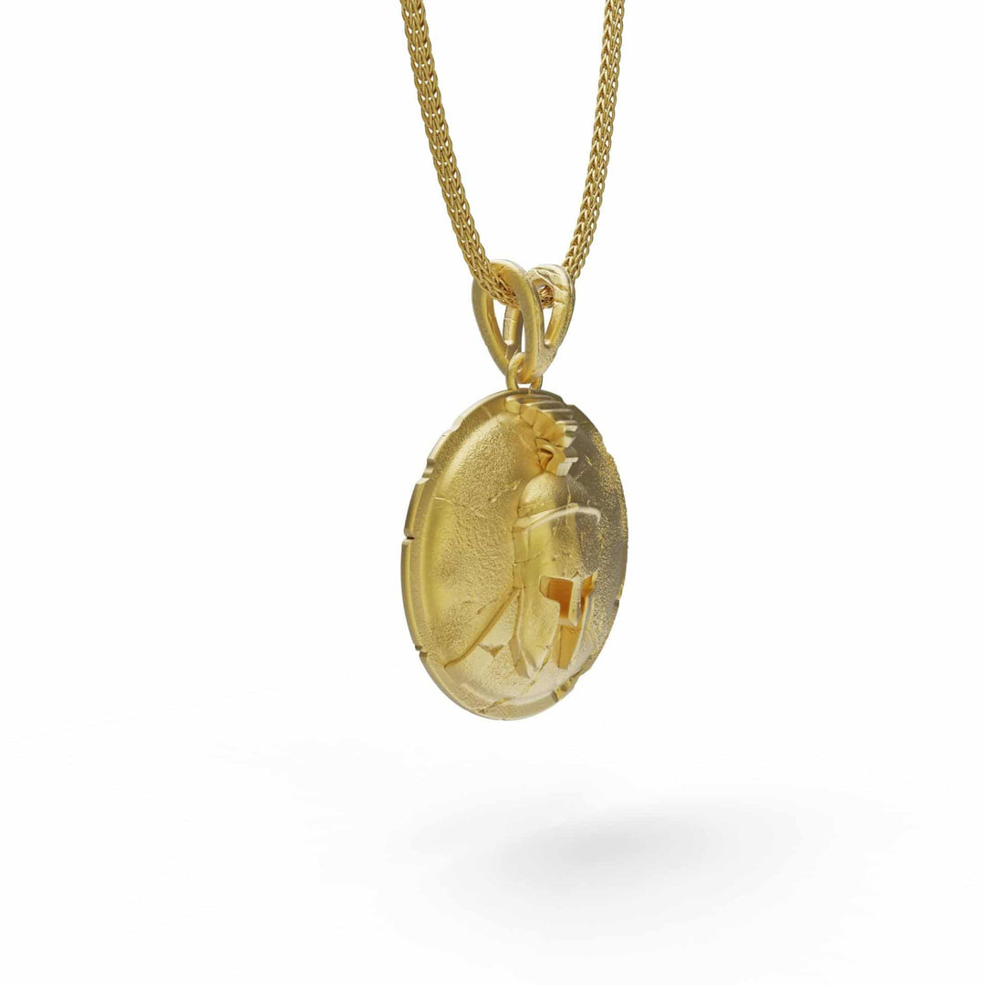 Spartan Helmet Necklace