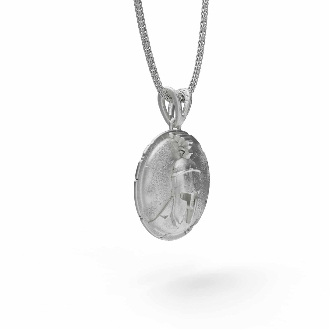 Spartan Helmet Necklace