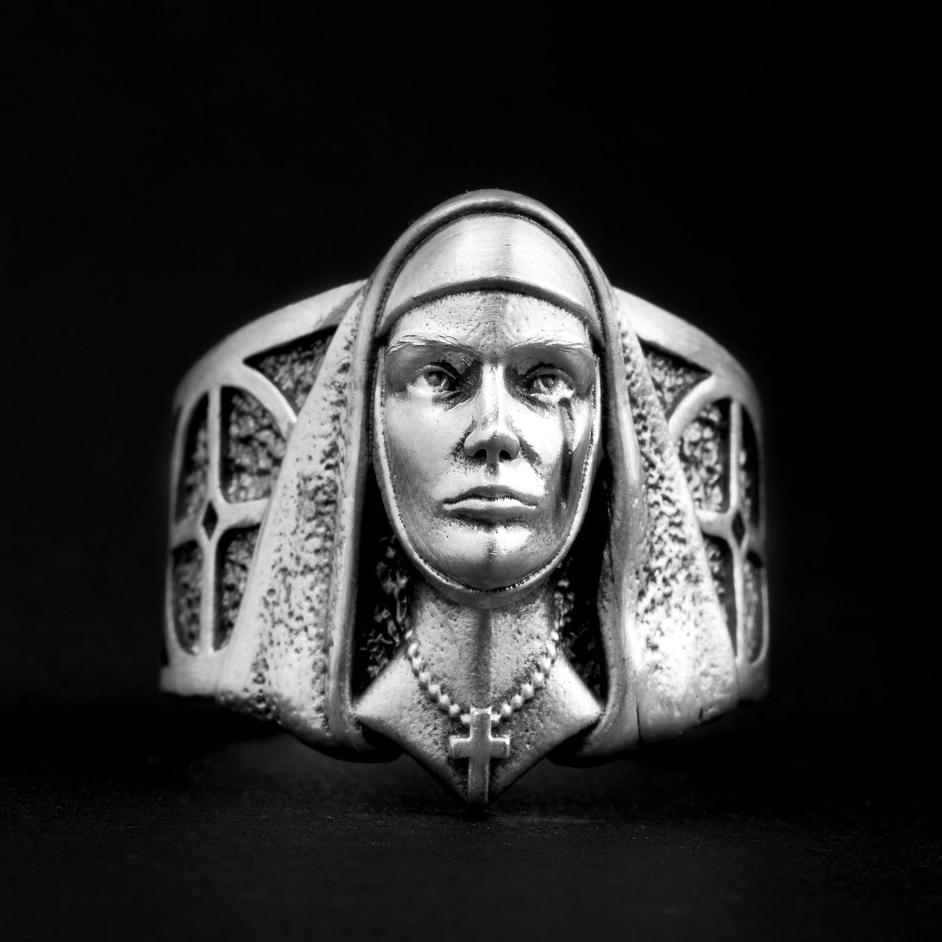 handmade sterling silver Priestess Nun Ring