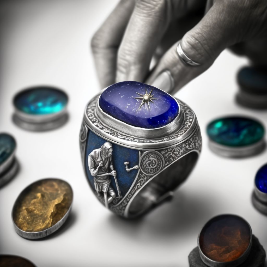 The Timeless Charm of Sterling Silver in Men's Gemstone Rings