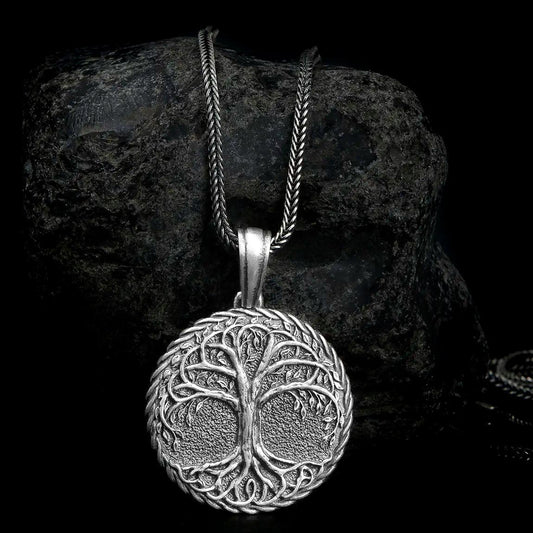 sterling silver, tree of life necklace - pendant by theswaf.com