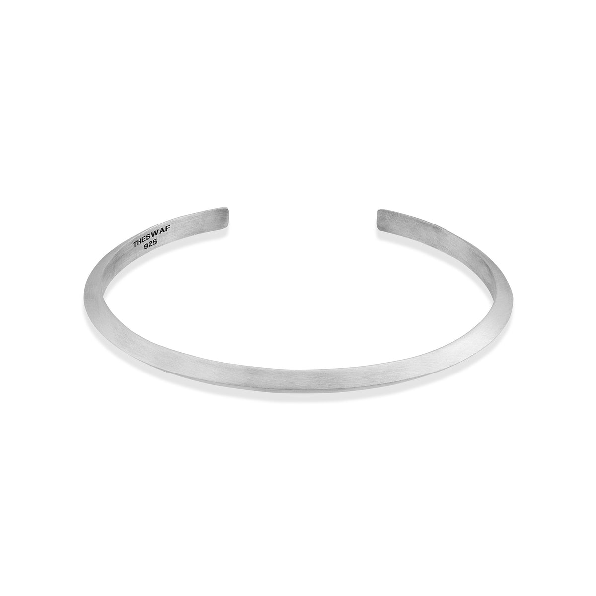 Hingabe Devotion Minimal Sterling Silver Cuff Bracelet