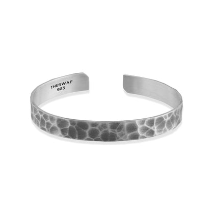 Independence Hammered Sterling Silver Cuff Bracelet