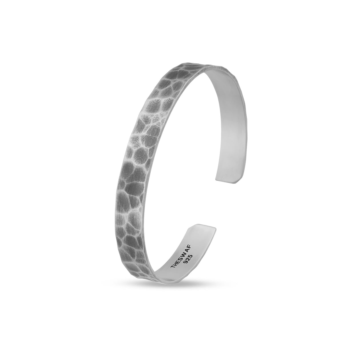 Independence Hammered Sterling Silver Cuff Bracelet