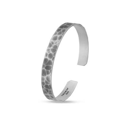 Independence Hammered Sterling Silver Cuff Bracelet