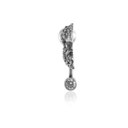 Poseidon Crystal Split Portrait Earrings
