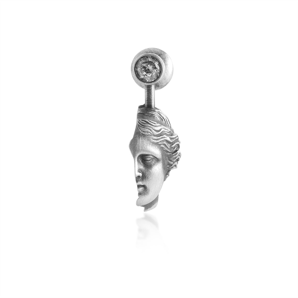 Venus Crystal Split Portrait Earrings