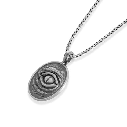Eye of Horus Temple Medallion Necklace