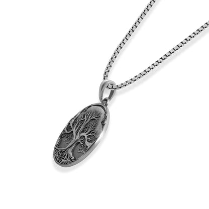 Yggdrasil Tree of Life Medallion Necklace